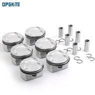 N52B30 3.0 L6 Auto Pistons Rings Set 11257564335 11257559434 CR 9.3:1 For BMW E87 E90 E82 E88 E65 E6