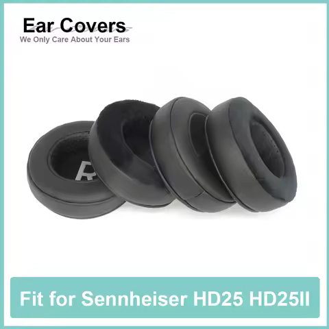 Earpads For Sennheiser HD25 HD25II Headphone Earcushions Protein Velour Pads Memory Foam Ear Pads