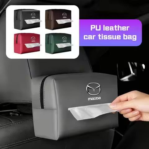 Car Tissue Box for Mazda 2 3 5 6 CX3 CX5 BT50 Skyactiv Premacy Demio cx8 cx9 mx5 Backrest Tower Stor