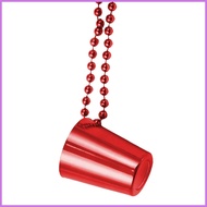 Party Shot Glasses Necklace Shot Glasses On Beaded Necklace Fashionable Handmade Jewelry Holiday Par