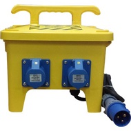 WEATHERPROOF 40A DB PANEL 4-413 WITH ( 4X16A DB BOX YELLOW ) 230V