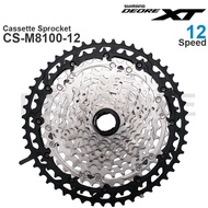 SHIMANO DEORE XT CS-M8100 Cassette Sprocket M8100 Freewheel Cogs Mountain Bike MTB 12-Speed 10-51T M8100 Cassette Sprocket O8MW