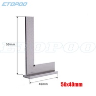 DIN875/2 Precision Machinist Square Ruler Carbon Steel Angle Ruler Engineer Square 90 Degree Right A