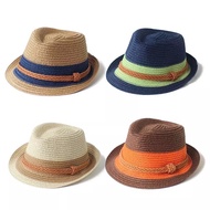 Roland fedora Hat Children's or adults' straw fedora hats, imported teenage fedora hats