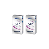 [Durex杜蕾斯] AIR輕薄幻隱潤滑裝衛生套 (8入/盒) - 多入組-2入組