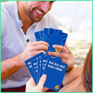 Questions and Answers Cards 50x English Questions and Answers Party Game Conversation Starter Strate