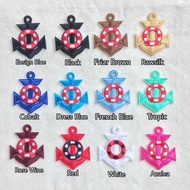 1 PIECE - IRON PATCH ANCHOR EMBLEM/ jangkar IRONING EMBLEM/