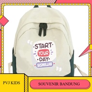 Sb Children's Koran Recitation Bag Star Day Bismillah Image Fashion Kids Boys and Girls Backpack 05