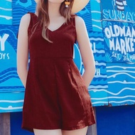 AIRSPACE V NECK STRAP JUMPSUIT