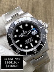 Rolex Submariner  ⚫️  126610LN 黑水鬼 🌊 126610   2026年 全新✨