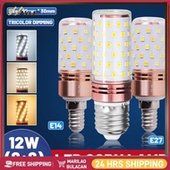12W Tricolor Led Bulb E27 E14 Led Bulb Corn Bulb Led Light 3 Color Bulb Changing Light