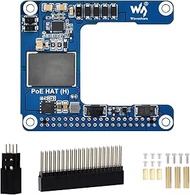 Power Over Ethernet PoE HAT (H) for Raspberry Pi 5 / CM5, 5V 5A Output, IEEE 802.3af/at Compliant, I