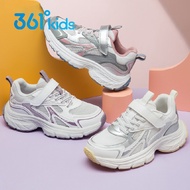 361 Degrees Kids Girl's Retro Running Shoes Size28-32 Casual Pops Style Height-Increase Sneakers