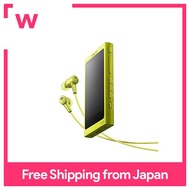 Sony Walkman A-series 16GB NW-A35HN : Bluetooth/microSD/High-Resolution compatible, noise-canceling feature included, high-resolution earphones included, lime yellow NW-A35HN Y