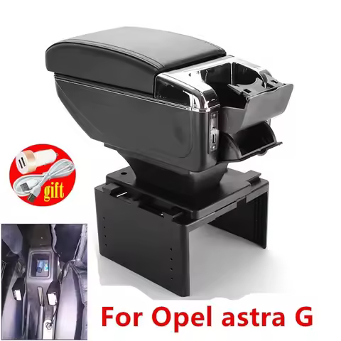 For Opel astra G armrest box central Store content Storage box armresrt with cup holder ashtray prod