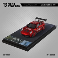 Mini Station Porsche 992 GT3 RS Merry Christmas Supreme 1:64