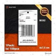 Hangtag Barcode Thriff Hang Tag Harga Ready Stock (Uk. Standar)