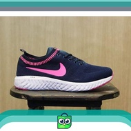 Sepatu Sneakers Wanita Nike Zoom Warna Hitam Pink Casual Harian