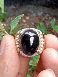 ✅ Natural Bacan Doko Coklat ( Batu Akik asli Ternate )