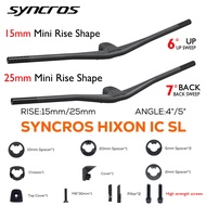 SYNCROS Hixon iC SL Rise Carbon Integrated MTB Handlebar, Trail XC Handlebar, for Scott Spark RC / S