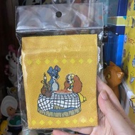 出清 迪士尼 日本 kiddy land 限定 限量 小姐與流氓 質感 束口袋 小物袋 收納袋 隨身袋 袋子 小姐狗
