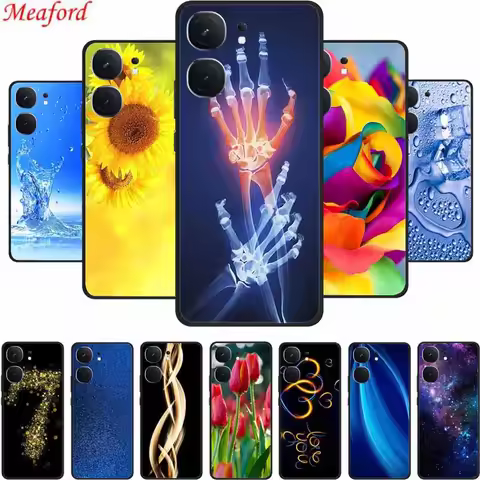 For Vivo iQOO Neo 9s Pro Plus Case Neo9s Coque Black Silicone Soft Back Cover For Vivo iQOO Neo 9 s 