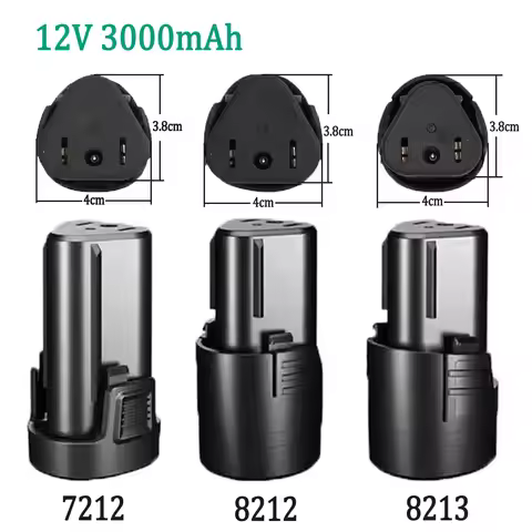 Battery 12V rechargeable lithium 100% original 12V 3000mAh cordless screwdriver battery electric pis