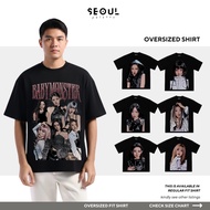 BABYMONSTER BAEMON OVERSIZED SHIRT PRO CLUB INSPIRED BABYMONSTER SHIRT KPOP BABYMONSTER TSHIRT