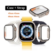 Seconds To Ultra Watch Case with Elastic Silicone Watch Band Apple Watch Case Apple Watch Strap Comp