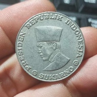Promo / Terlaris A4171 Koin Kuno Indonesia 50 Sen Soekarno Irian Barat 1962 Asli Ready Terbaik