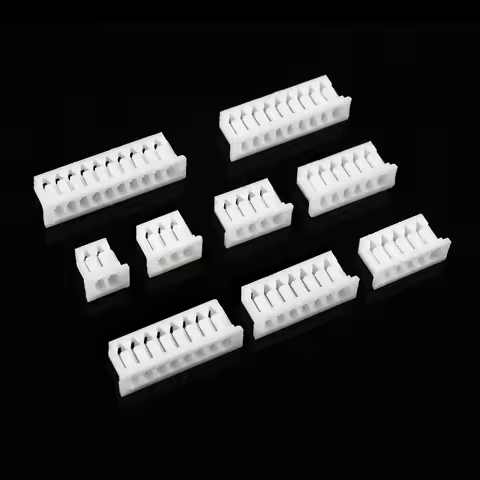 50Pcs/Lot JST 1.25mm Pitch Plastic Housing Female Connectors 2P/3P/4P/5P/6P/7P/8P/9P/10P Housing Cas