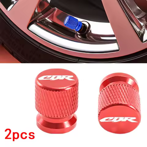 CBR Motorcycle Tire Valve Air Port Stem Cover Cap Plug CNC Aluminum Accessories For Honda CBR125 250