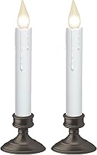 Xodus Innovations FPC1506A-2 8 Inch Battery Operated Hot Spot Window Candle with Scultured Drip Cand