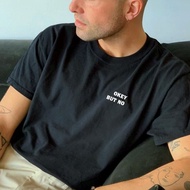 OKEY BUT NO T-shirt -W2T715 - HoCha89 4C Cotton fabric with collar strap, HIGH QUALITY product (Real