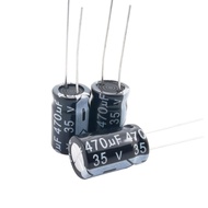 YUNGUI 20pcs 470uF 35V Capacitor,470uf Electrolytic Capacitors Aluminum Radial Leads Polarized Capac