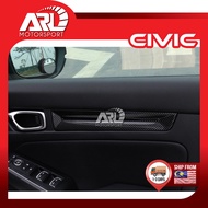 Honda Civic FE FL 11th Inner Door Panel Carbon Cover For Civic (2022-2025) ARL Motorsport Car Access