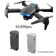 Drone Battery 3.7V 2600mAh Rechargeable Lithium Battery for E88/E88 Pro/E99/E58/P7 Drone Replacement