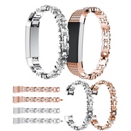 Watch Strap band with Rhinestone Stainless Steel Watchband Bracelet Band Strap For Fitbit Alta HR