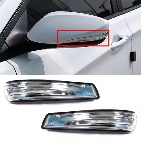 For Hyundai 11+ Elantra Veloster Avante MD OEM Rear View Mirror Turn Signal LED Light Side Lamp Clea