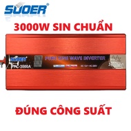 Suoer 12v-24v to 220v standard sine inverter power converter