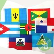 Mini Cloth Flag of Caribbean Island Cabi Karia Country Flag