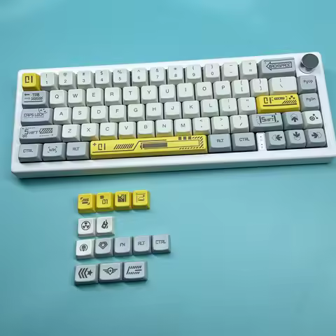 Heavy industry keycap PBT sublimation MDA highly adaptable to 66/67/68/81 and other mechanical keybo