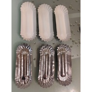 Hotdog Kikiam Takoyaki Paper Plate Tray Fries Paper in Tray