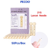SteriLance 21G Lancet Needle /Jarum Bekam Diabetic for Glucose Blood Test,Cupping Therapy Safety Lan