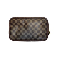 vintage LV紅皮化妝包