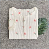 Waffle Cardigan Knit Salur / Fashion Cardigan / Atasan Cardigan Kekinian / Cardigan Waffle Salur