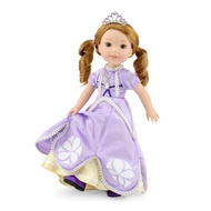 Emily Rose 14 Inch Doll Clothes | 4-Piece Princess Doll Dress Costumer Gift Set with Sparkling Crown