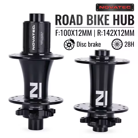 NOVATEC D981 D982 100x12MM 142x12MM 28 holes Road Bike Disc Brake Bearing Bicycle Hub For HG 8 9 10 