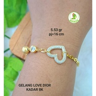 Genuine Gold Bracelet With 375 8 Carat Round Ball Variation