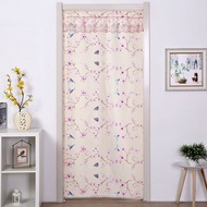 Door Curtain Fabric Single-Layer Cloth Curtain Feng Shui Curtain Partition Curtain Bathroom Long Door Curtain Bedroom Kitchen Hanging